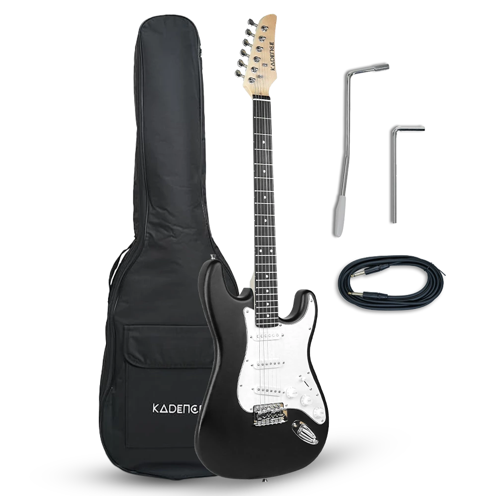 STBK Tennessee 39" Electric Guitar (Strat-Style/S-Style) · Black