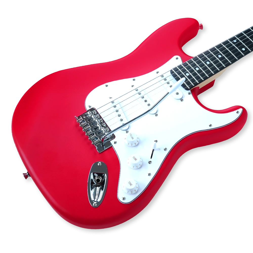 STRD Tennessee 39" Electric Guitar (Strat-Style/S-Style) · Red