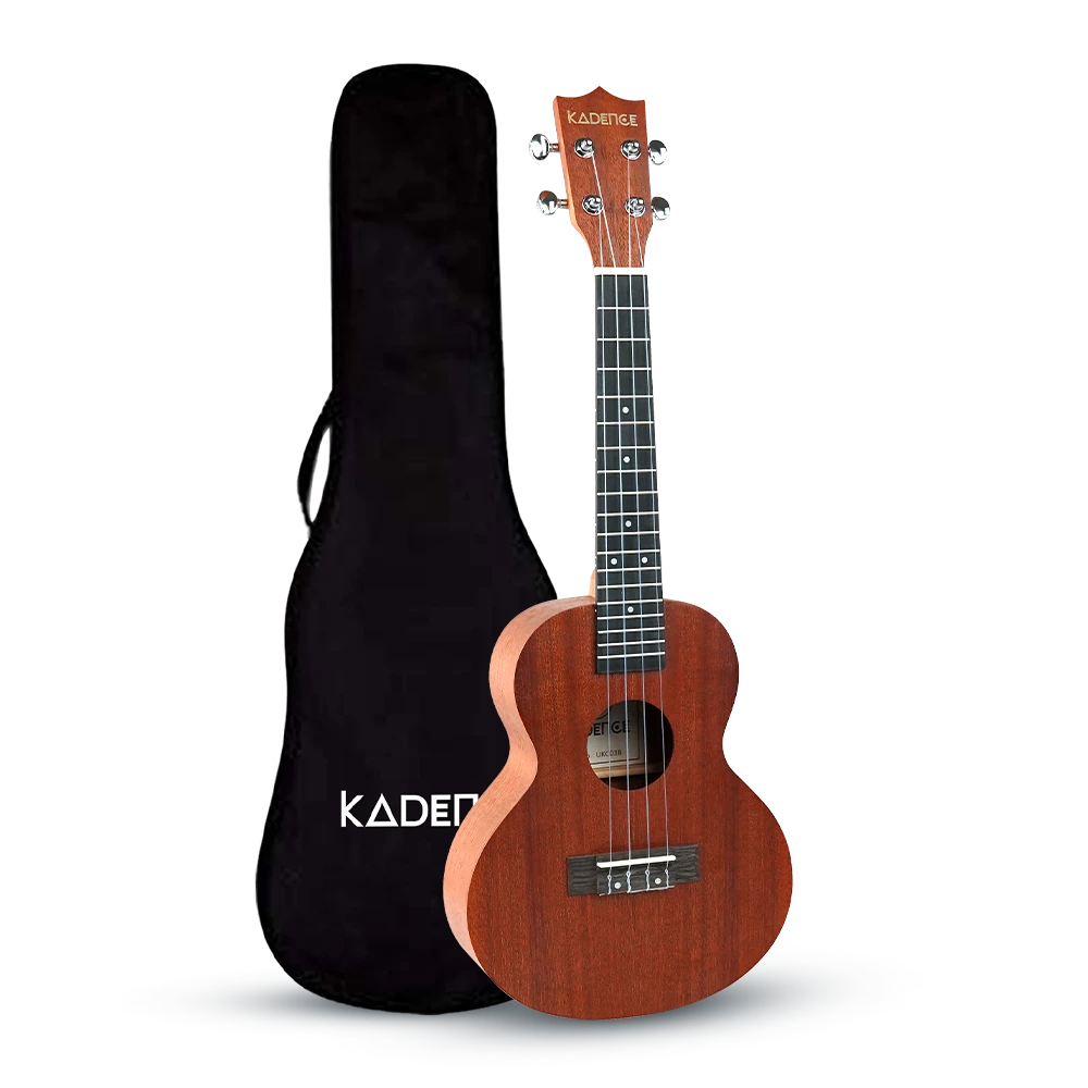 Concert 25" Big Belly Acoustic Ukulele for Enhanced Bass · Brown