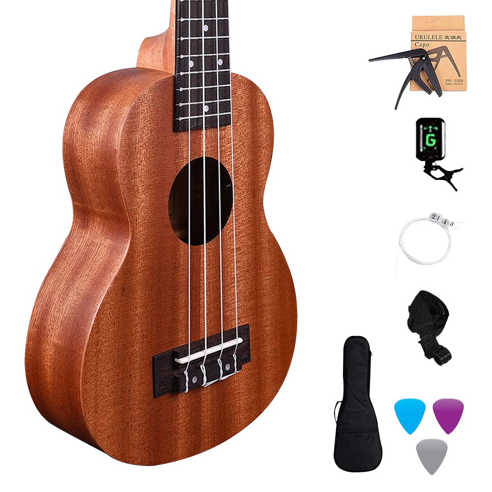 Wanderer 21" Acoustic Ukulele · Brown