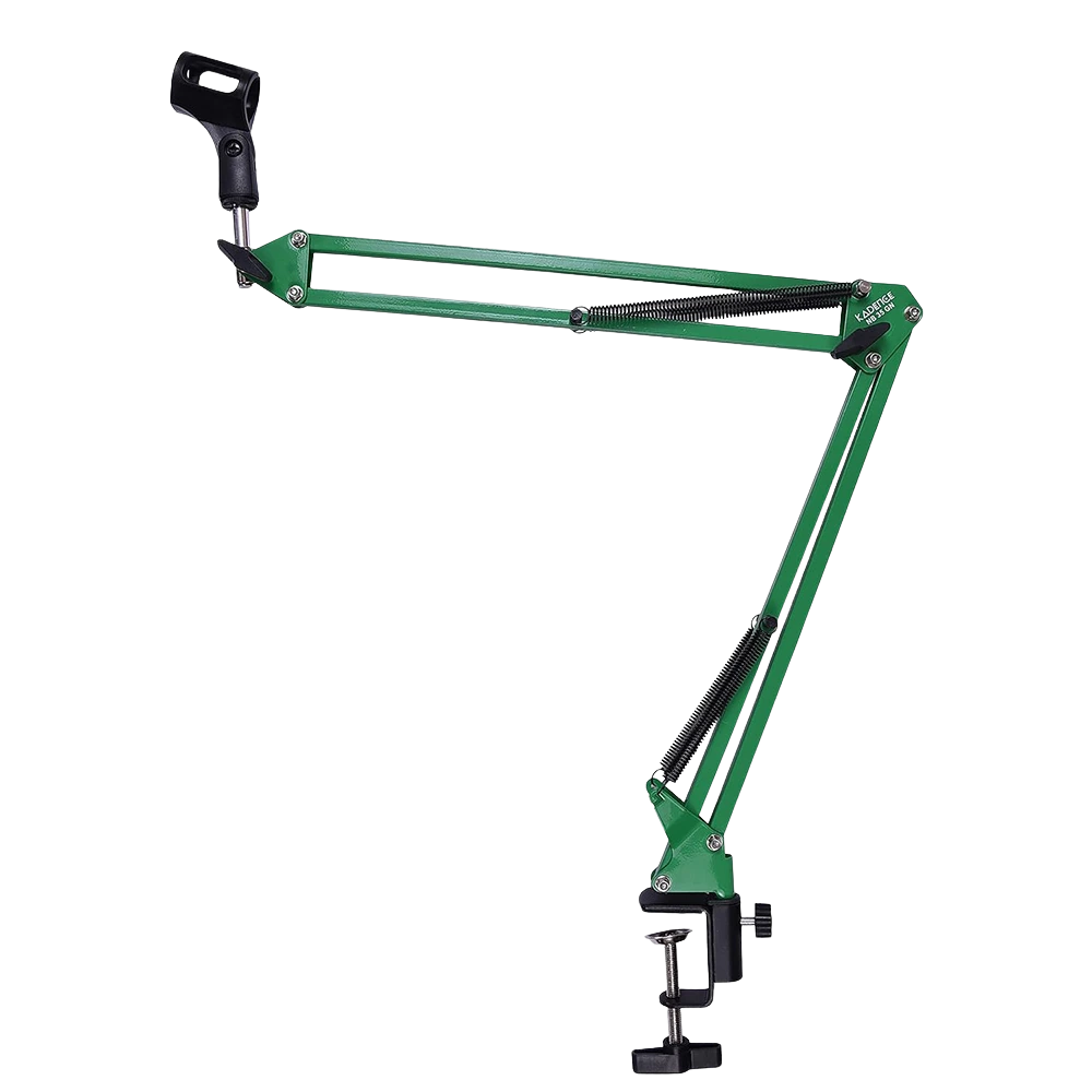 Home Series Mic Boom Arm Stand · Green