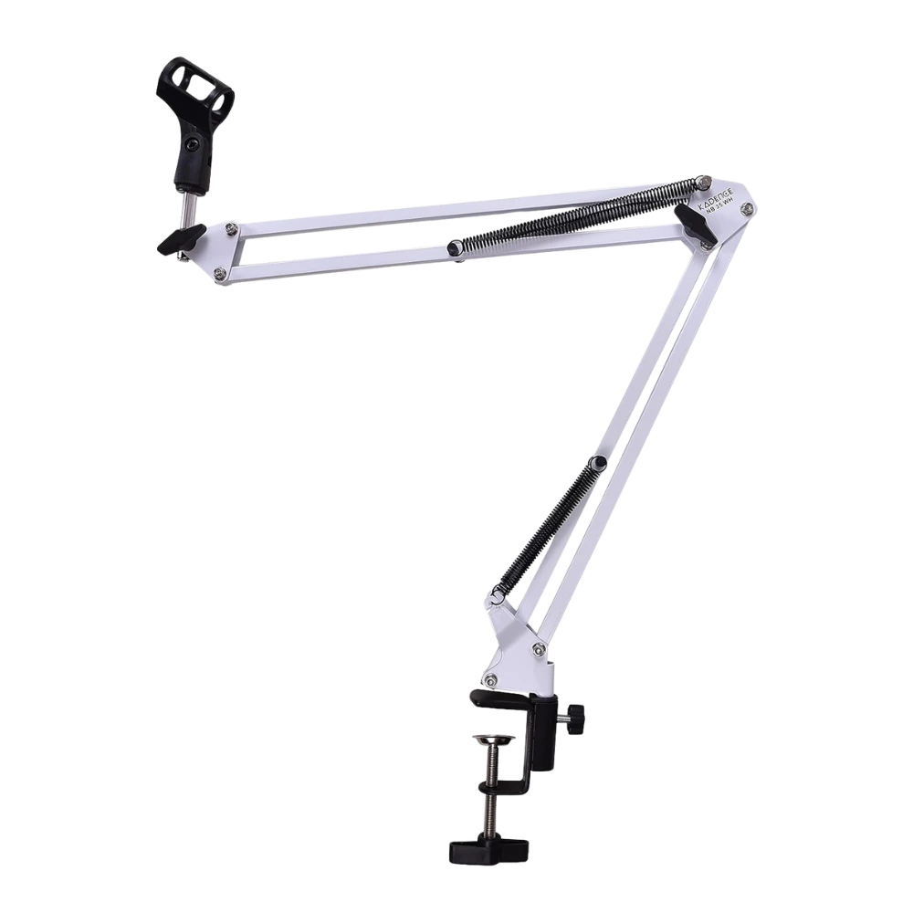 Home Series Mic Boom Arm Stand · White