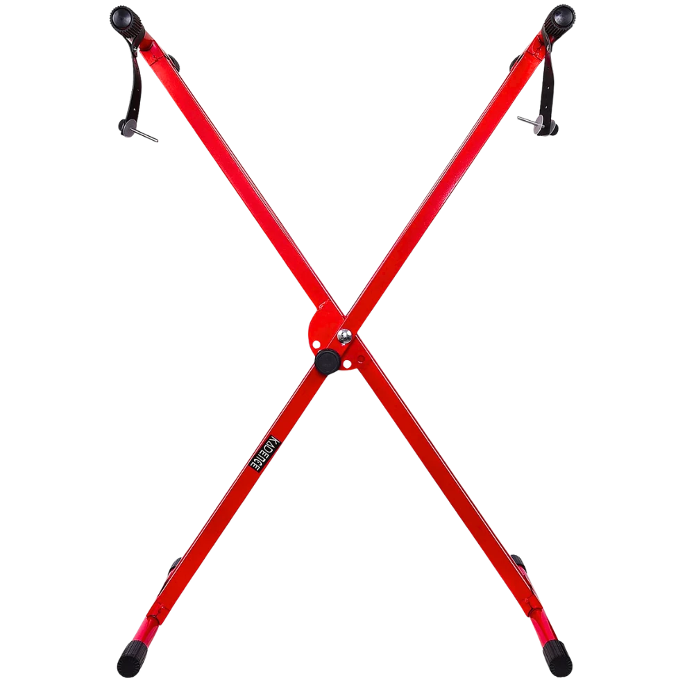 Touring Series 3kg Double-X Keyboard Stand · Red