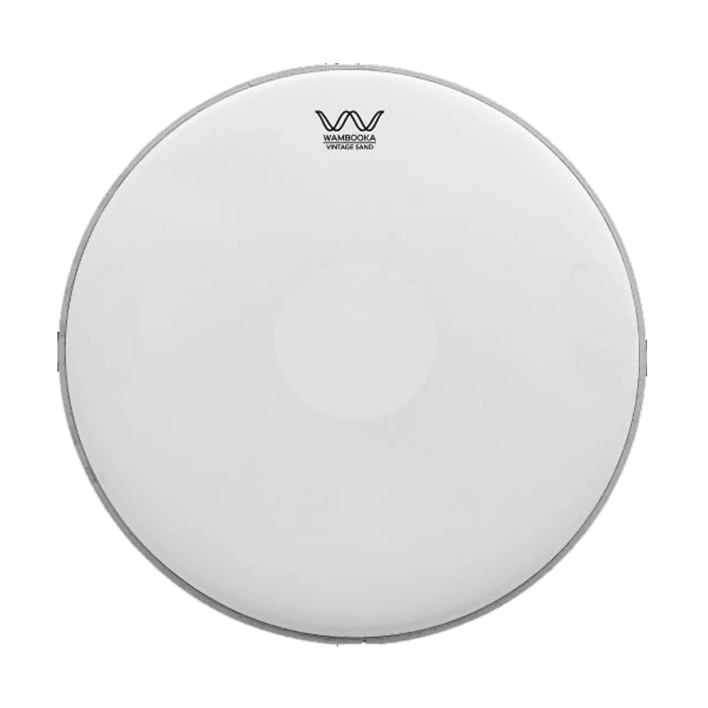 Wambooka VS10 Jamming Series Vintage Sand 10" Drumhead | Single Ply, 10 Mil Mylar Film | Sandblasted Snare/Tom Head with Pre-Dampening | Warm Vintage Tone