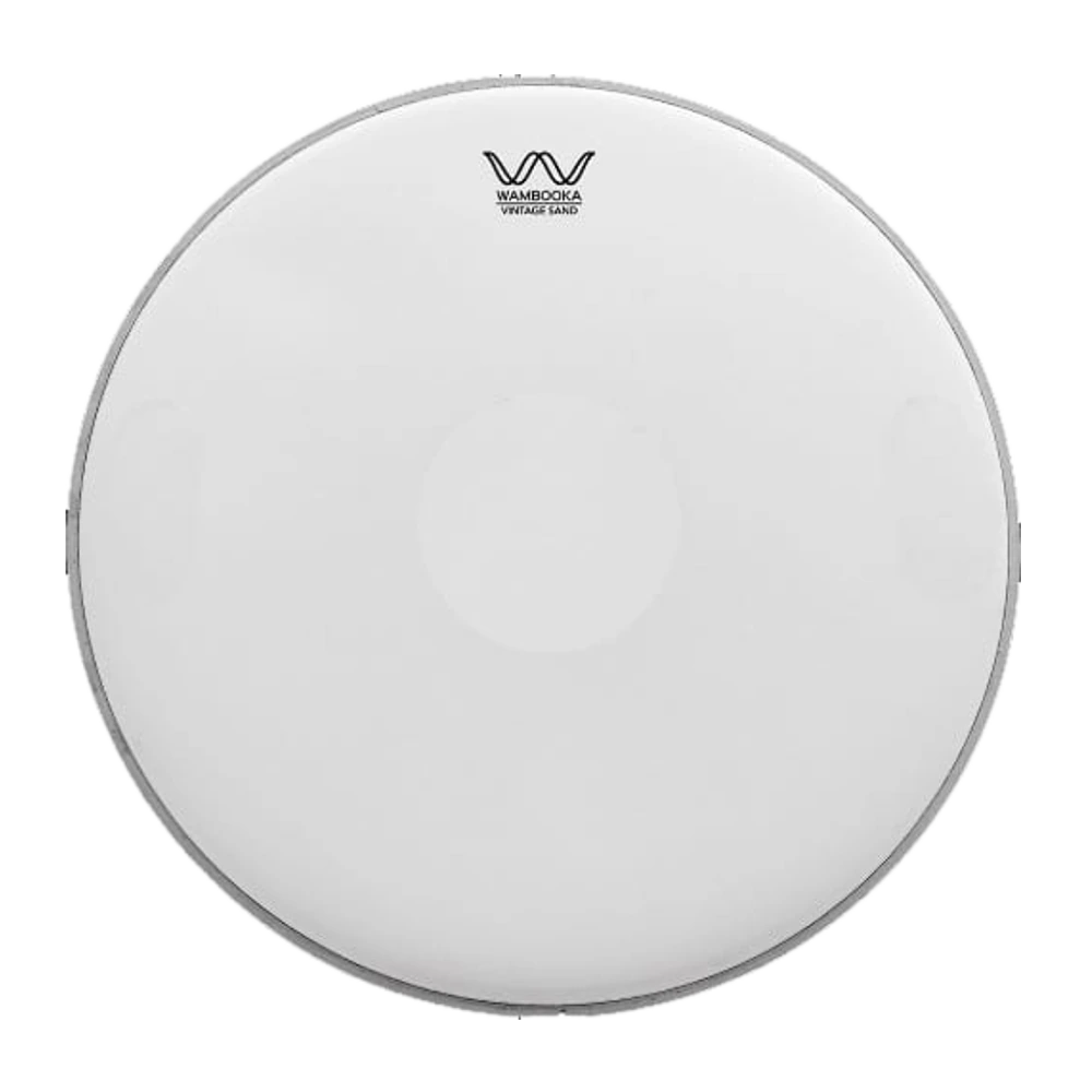 Wambooka Jamming Series Vintage Sand 12" Drumhead · White