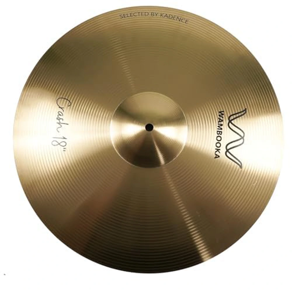 Wambooka Home Series S Flat Crash 18 Inch Cymbal · Brass