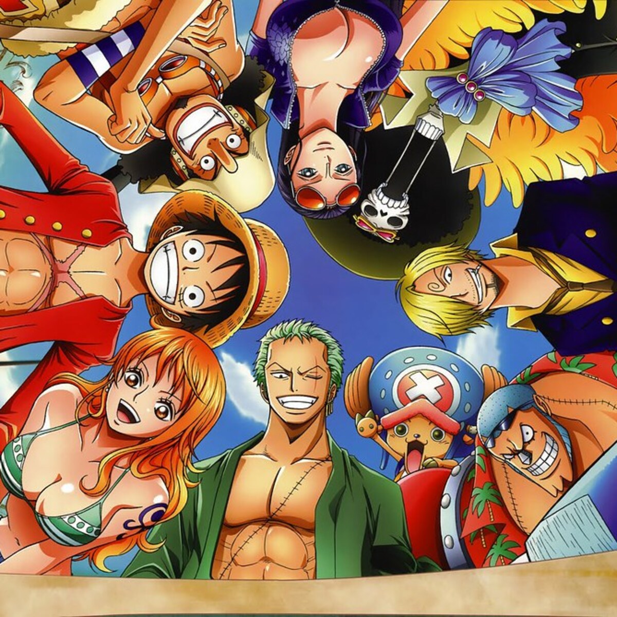 One Piece Strong World Anime Action Print Wall Art Home Decor - POSTER 20x30