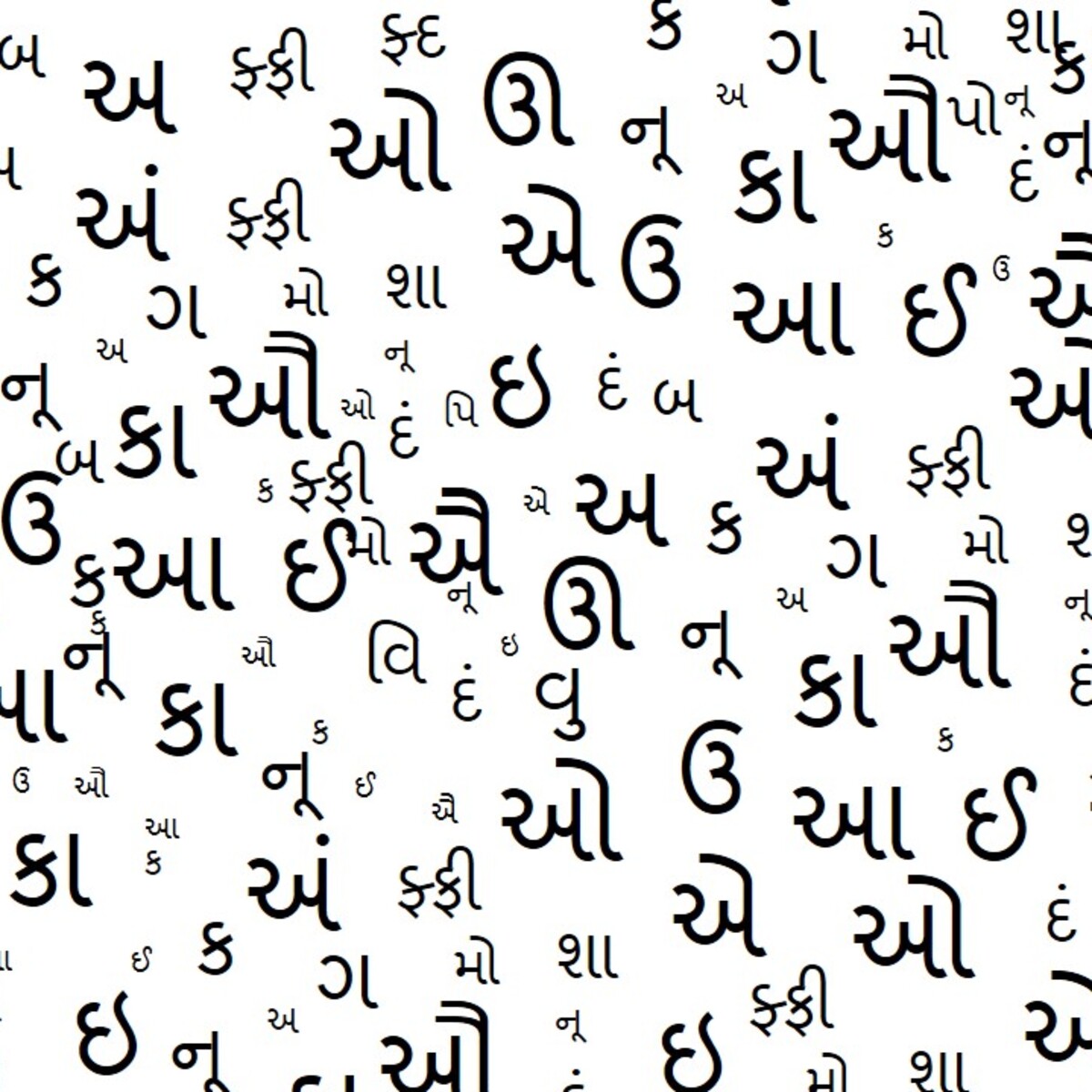 gujarati script