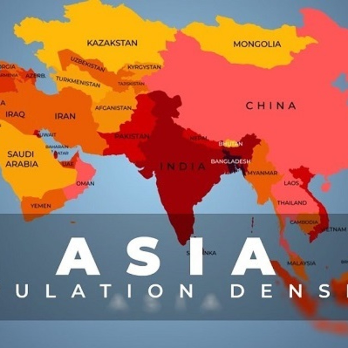 Asian Countries by Population Kaggle