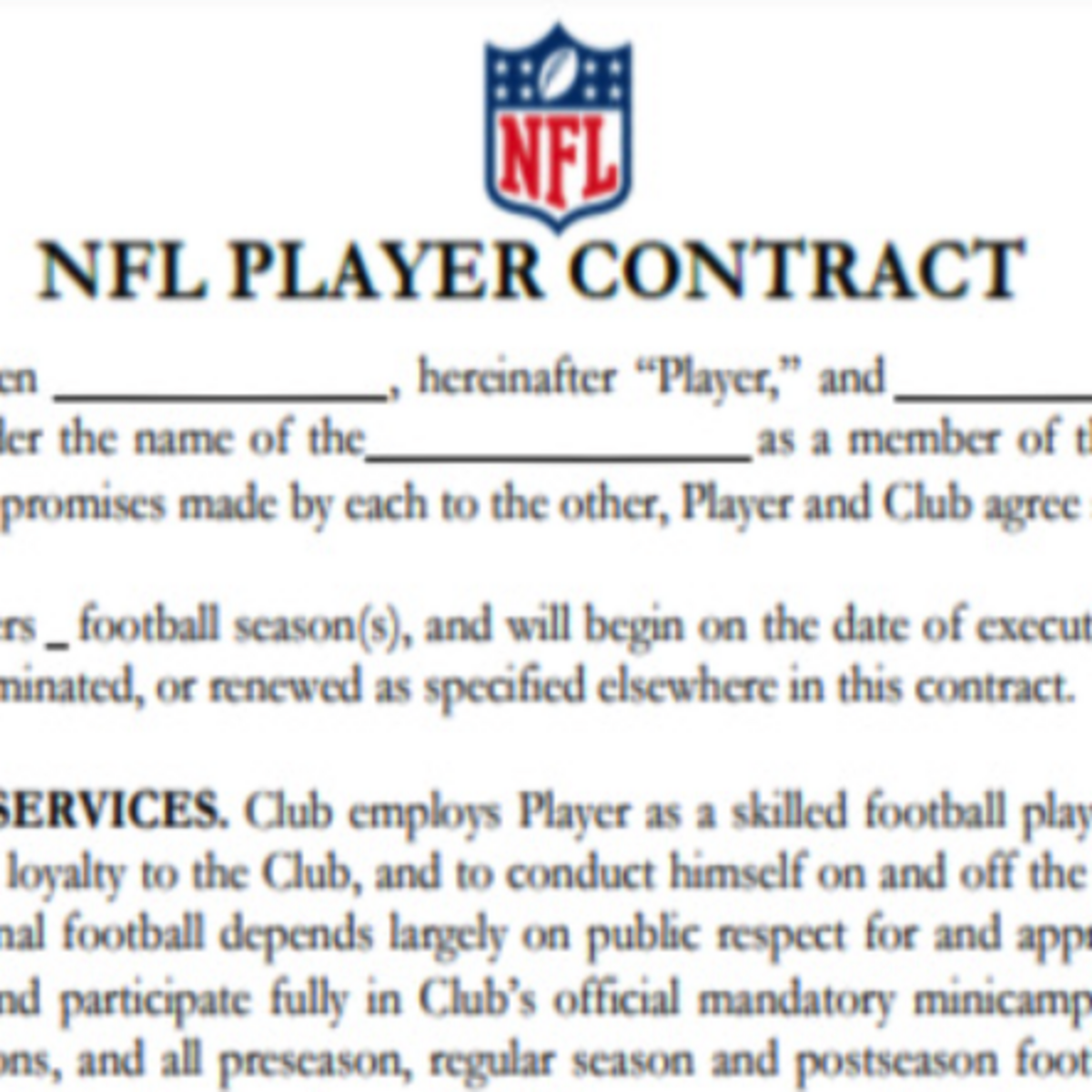 NFL Contract and Draft Data Kaggle