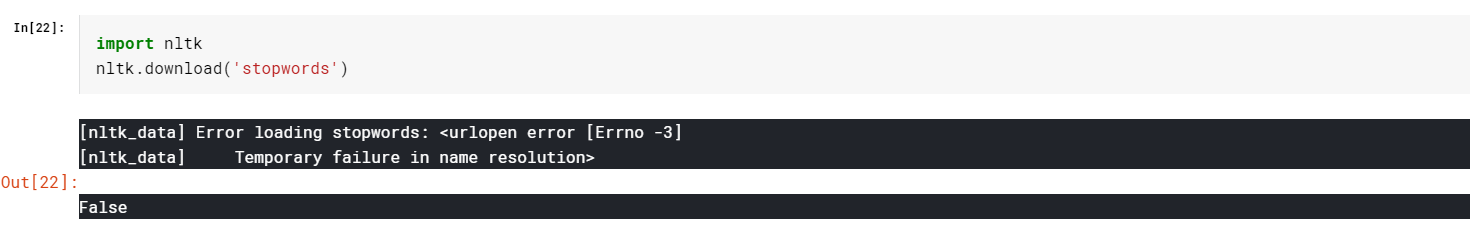 Download stopwords from nltk | Data Science and Machine Learning | Kaggle
