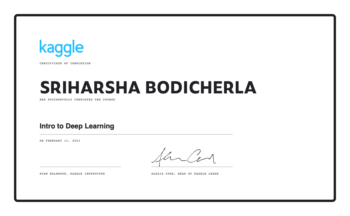 Deep Learning Course Online Tensorflow