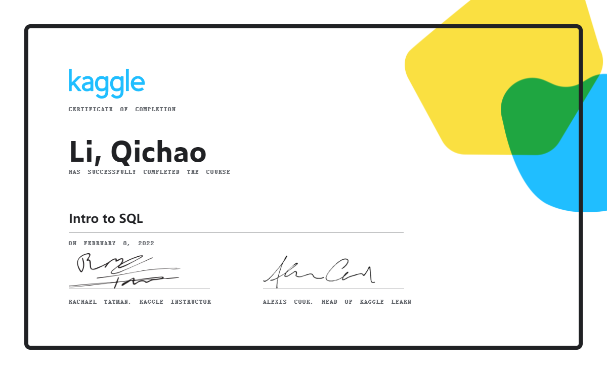 Sql Summer Camp Kaggle | SQL Summer Camp – CGSSON