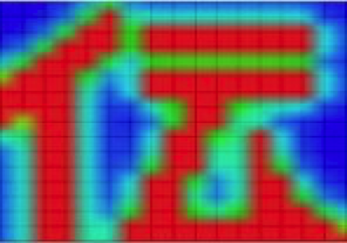 温度分布図