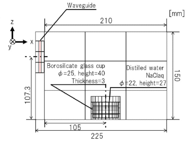 NaCl水溶液のマイクロ波加熱