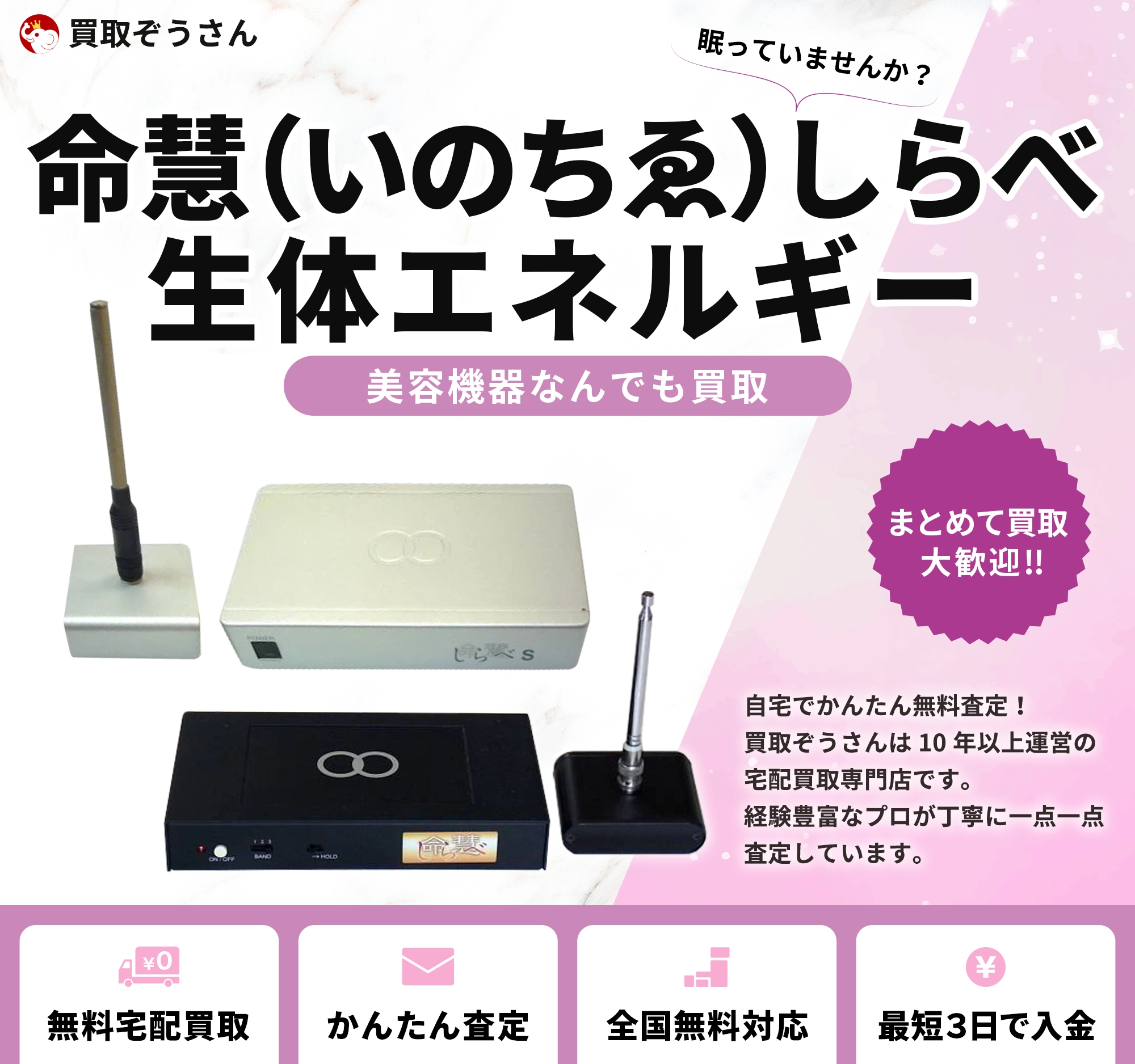 命慧（いのちゑ）しらべ　生体エネルギー 買取