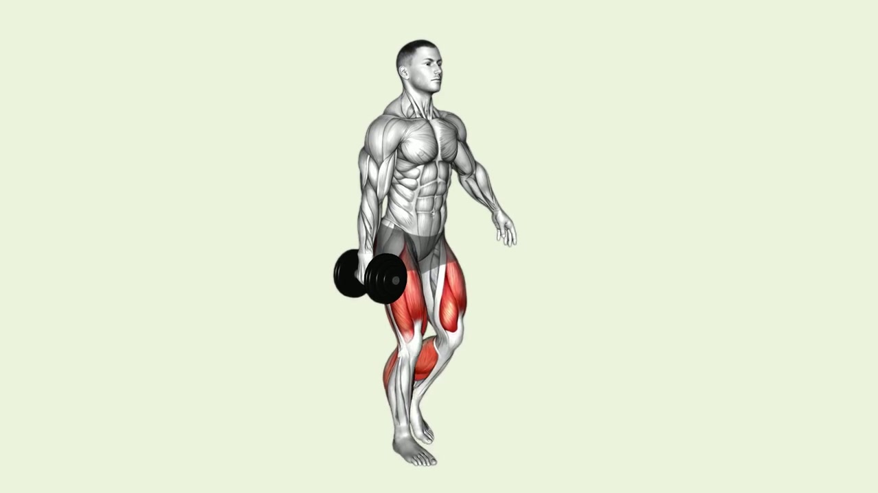 Dumbbell Suitcase Carry: how the movement is executed