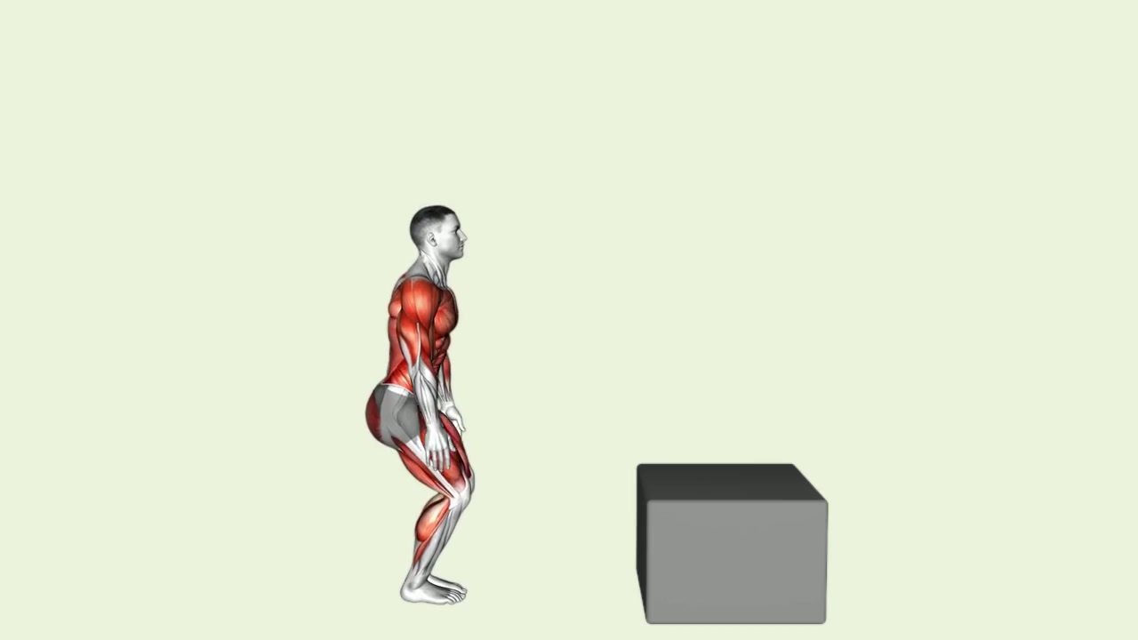 Burpee con salto al cajón: demostración de la ejecución