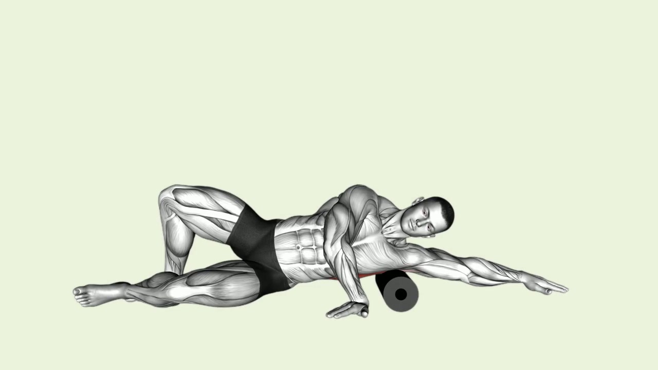 Foam Roll Lats: how the movement is executed