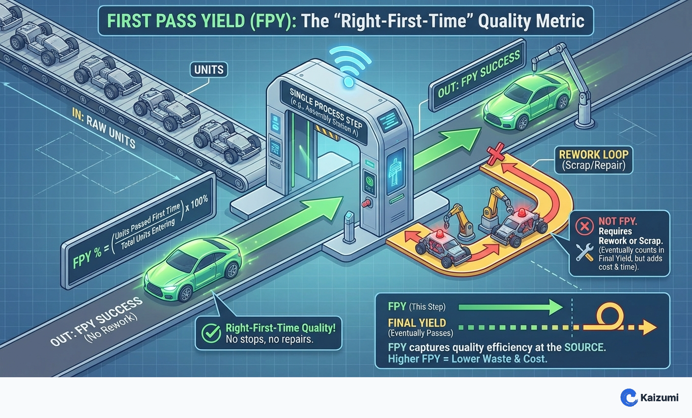 First Pass Mini First Pass Yield | Lean Dictionary