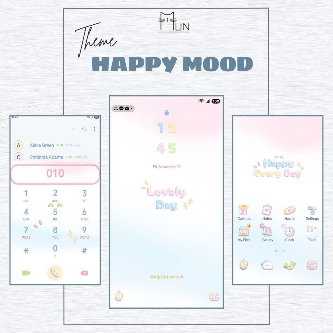 Happy Mood Samsung Theme screenshot
