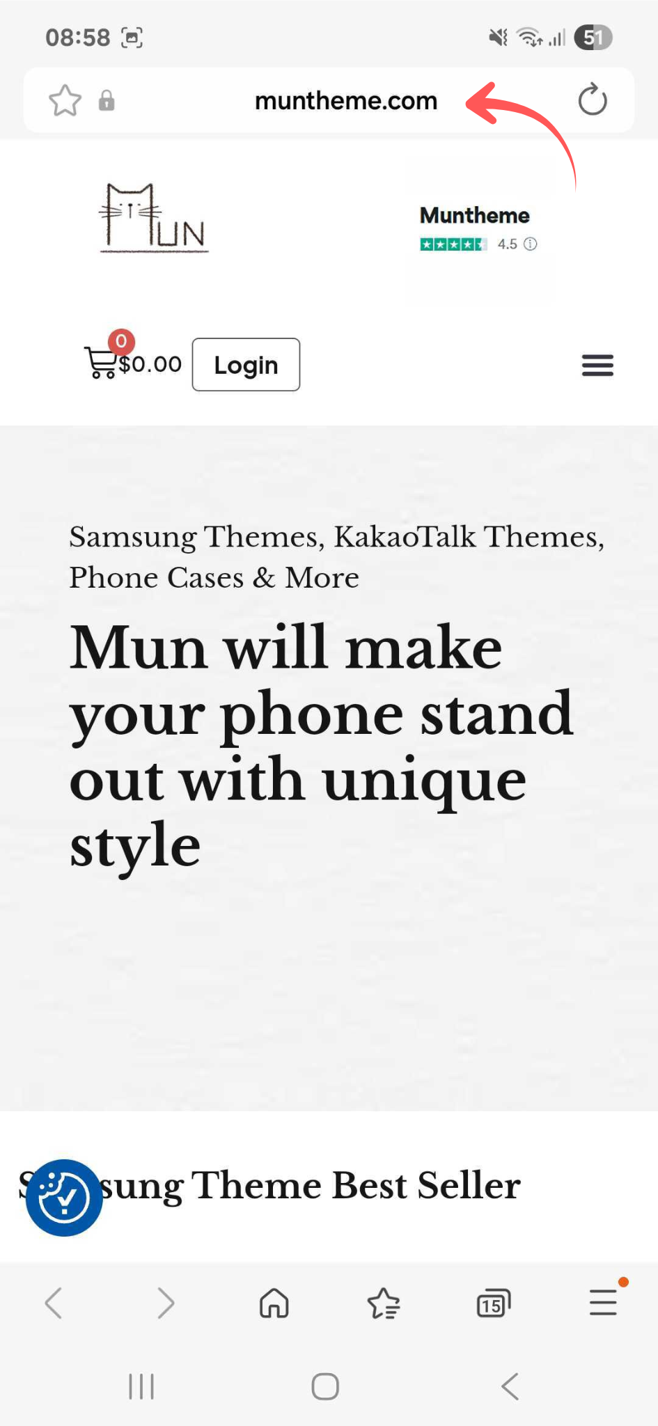 Visit Mun Theme KakaoTalk Page