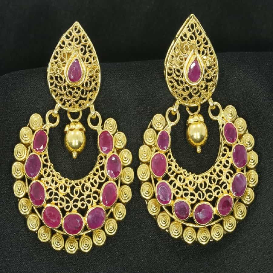 rang gold earrings