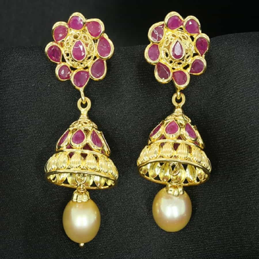 rang gold earrings