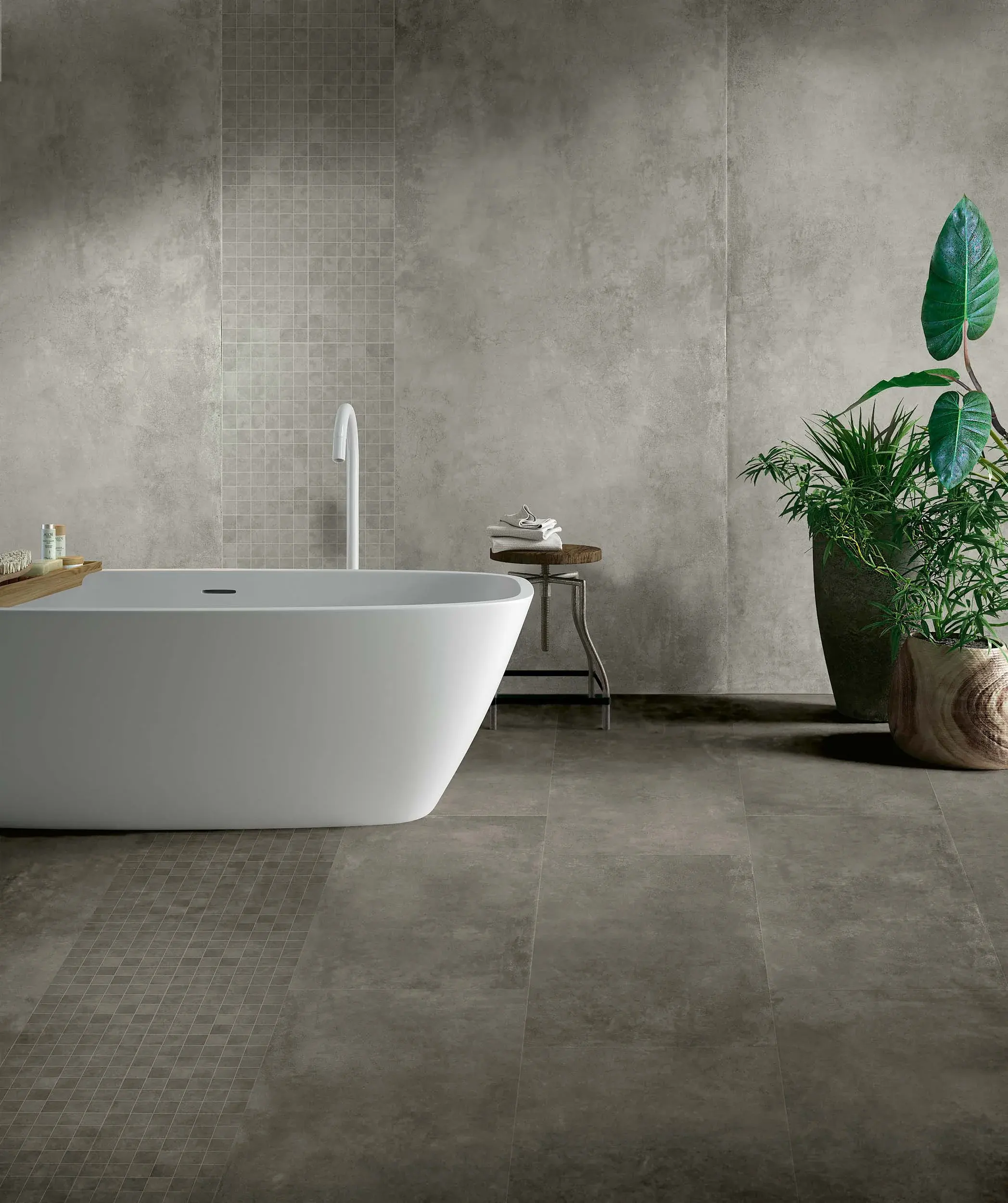 גרניט פורצלן דמוי בטון 120×120 גימור מט – תוצרת איטליה