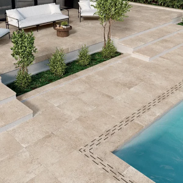 אריח גרניט פורצלן דמוי אבן בגוון סטון בגימור מט 120×60 – תוצרת ספרד