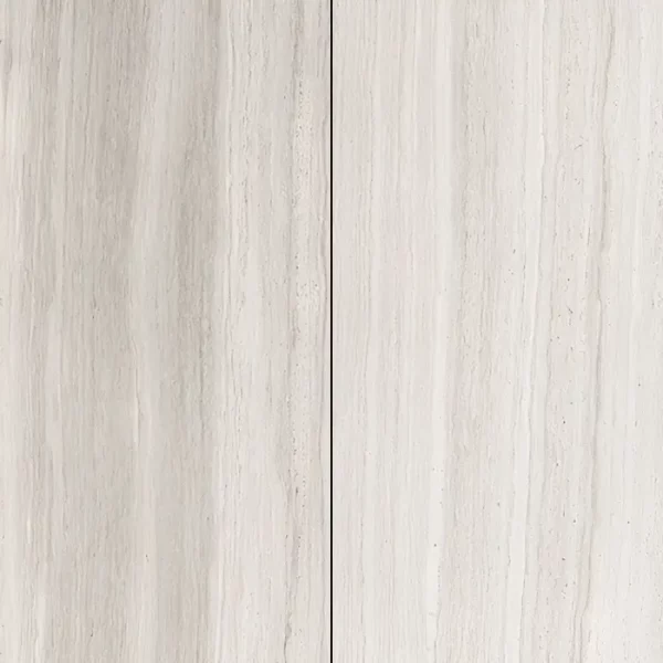 אריח גרניט פורצלן מדוקק דמוי טרוורטין בגוון אפור בהיר בגימור מט 120×280 – תוצרת איטליה