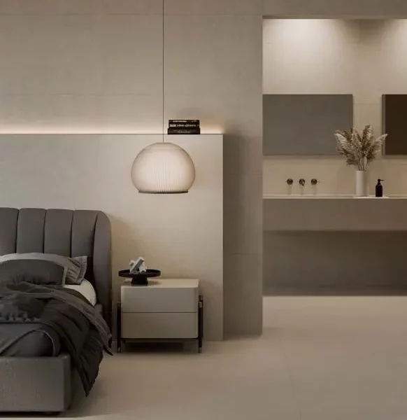 אריח גרניט פורצלן דמוי אבן בגוון אפור-חם בגימור מט קיים במידות 120×120 ו 120×60 – תוצרת ספרד