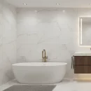 אריח גרניט פורצלן דמוי שיש בגוון סילבר בגימור סאטן 120×60 – תוצרת ספרד