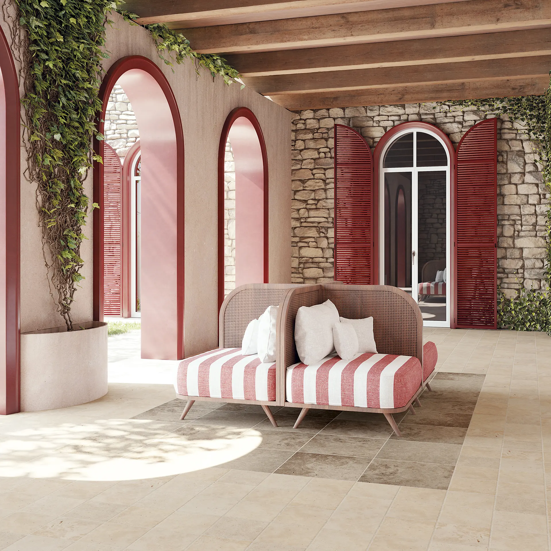 גרניט פורצלן דמוי אבן מודולרי גימור מט – תוצרת איטליה – תמונה 2