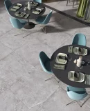 אריח גרניט פורצלן דמוי אבן בגוון אפור בגימור מט 100×100 – תוצרת איטליה