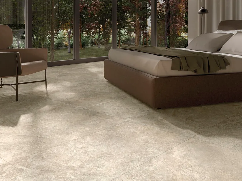 גרניט פורצלן דמוי אבן בז’ 120×60 בגימור מט – תוצרת איטליה