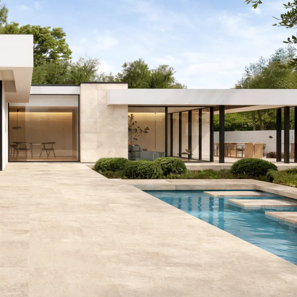 אריח גרניט פורצלן דמוי אבן בגוון בון בגימור מט 120×60 – תוצרת ספרד