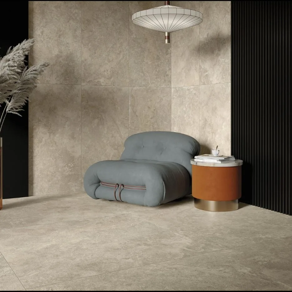 גרניט פורצלן דמוי אבן בז’ 120×120 בגימור מט – תוצרת איטליה