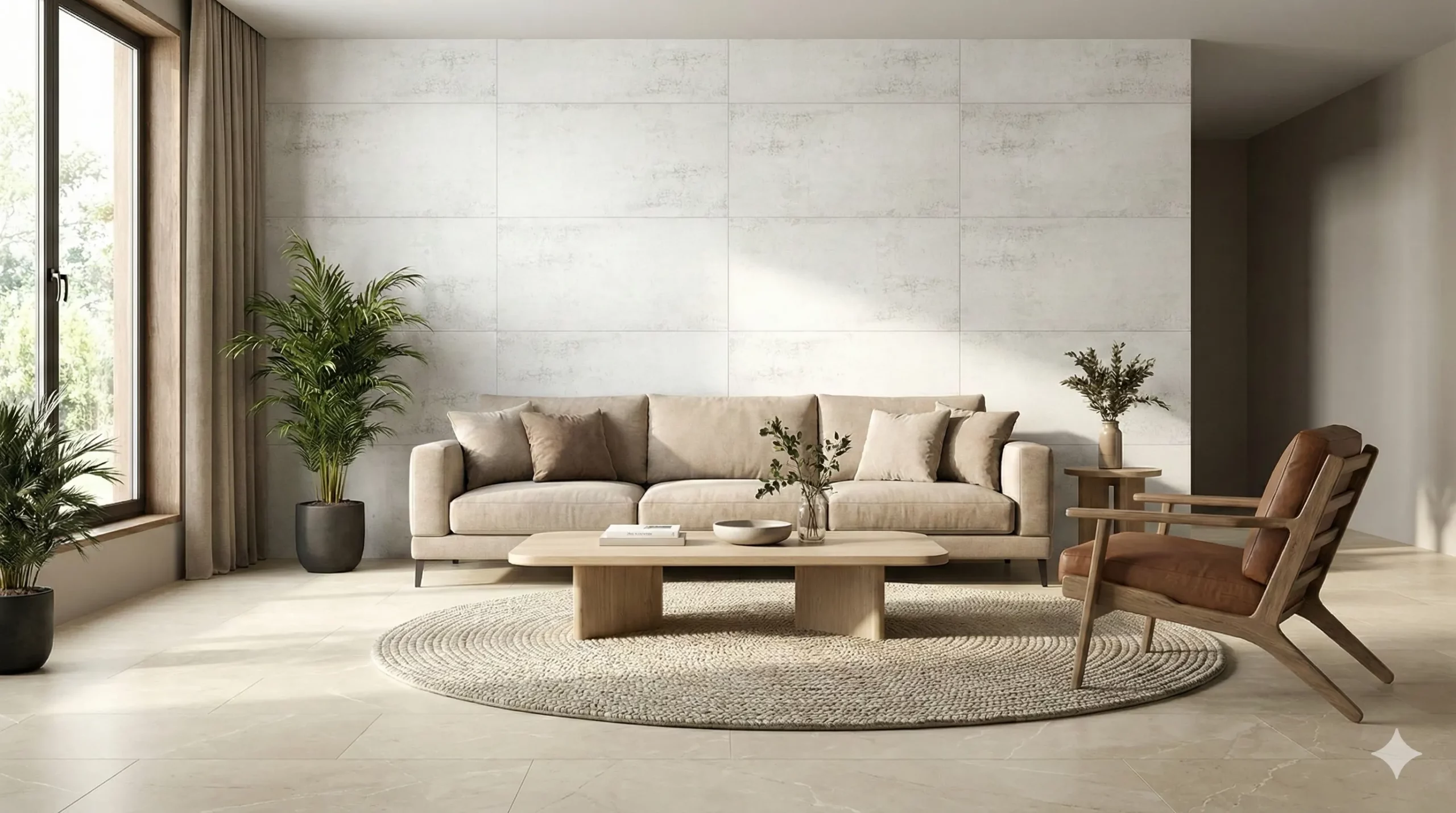 אריח גרניט פורצלן דמוי אבן בגוון קרם בגימור מט 120×60 – תוצרת ספרד