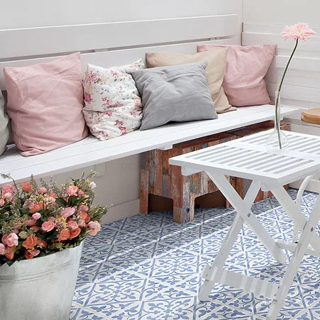 קרמיקה דקורטיבית פורצלן אריחים מצוירים 20.5×20.5 – תוצרת איטליה