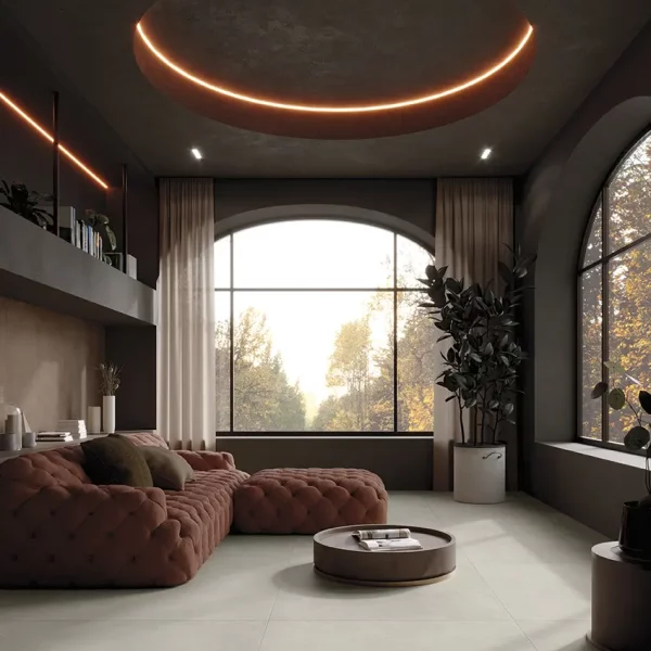 אריח גרניט פורצלן דמוי בטון בגוון אפור-גרייג' בגימור מט 120×120 / 120×60 – תוצרת איטליה