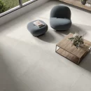 אריח גרניט פורצלן דמוי בטון בגוון לבן-גיר בגימור מט 120×120 / 120×60 – תוצרת איטליה