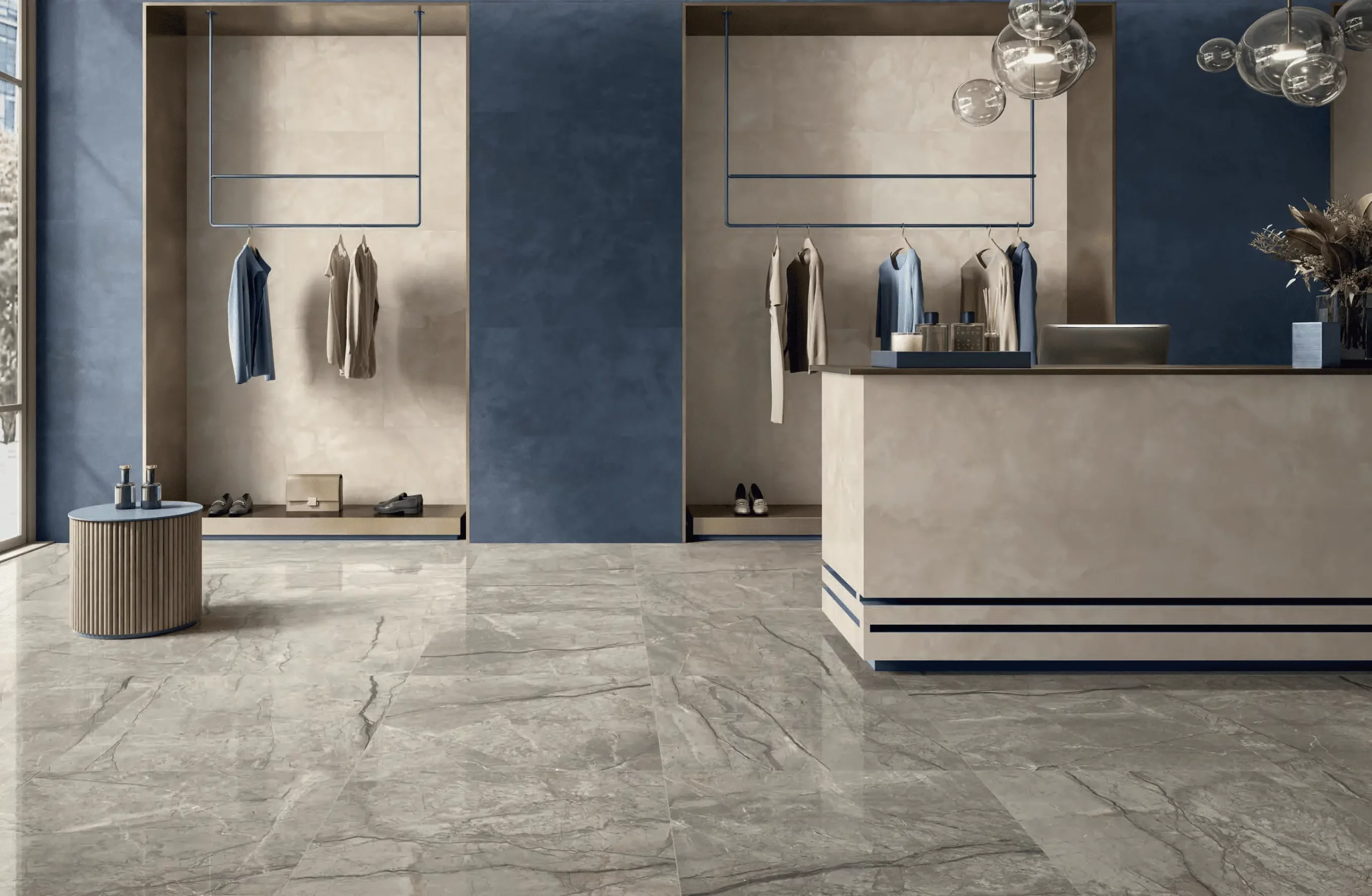 גרניט פורצלן דמוי שיש 120×60 גימור מט – תוצרת איטליה