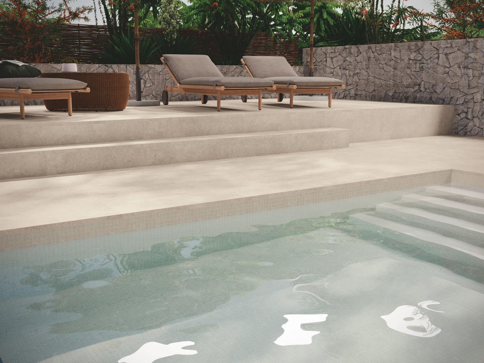 אריח בטון חול בז' ענק 120/120 מראה מבני וטבעי