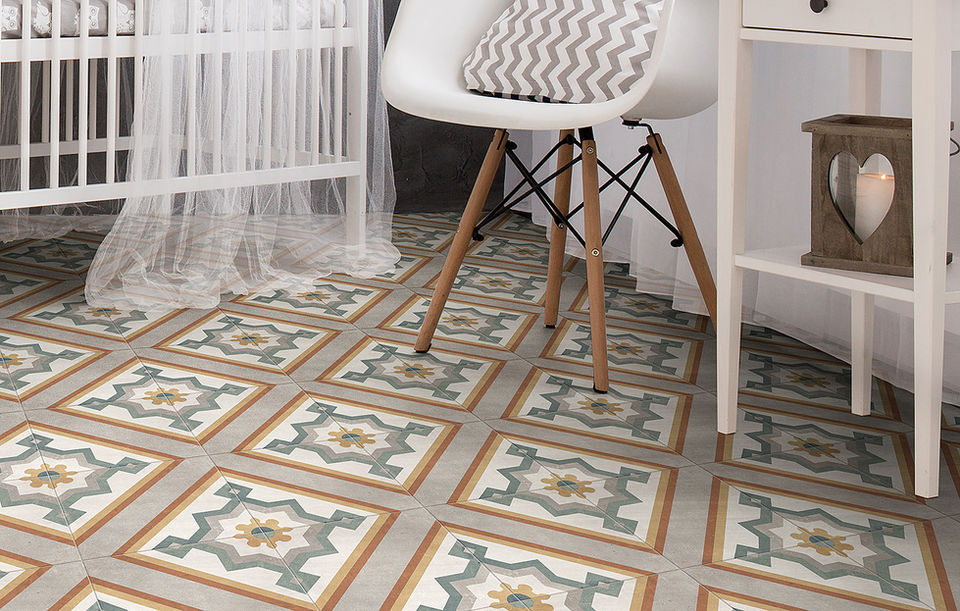 קרמיקה דקורטיבית פורצלן אריחים מצוירים 20.5×20.5 – תוצרת איטליה