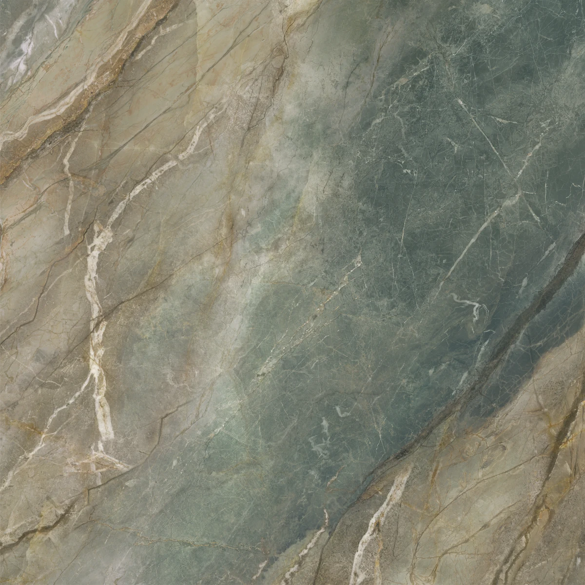 אריחי גרניט פורצלן שיש ירוק 120/120 בגימור מבריק