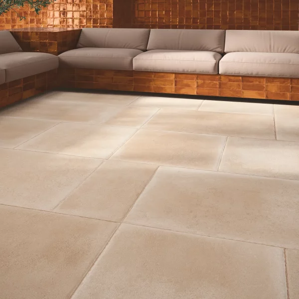 אריחי פורצלן דמוי אבן אדמדמה/טרה 60/120 נגד החלקה