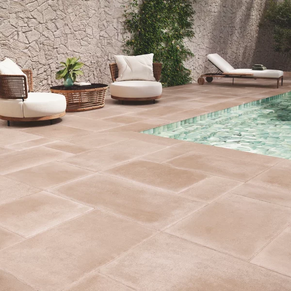 ריצוף חוץ טרה חמרה 60/90 פורצלן דמוי אבן טבעית