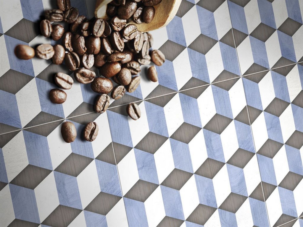 קרמיקה דקורטיבית פורצלן אריחים מצוירים 20.5×20.5 – תוצרת איטליה