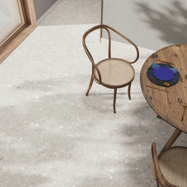 אריח גינה דמוי אבן לבנה 60/120 פורצלן מונע החלקה